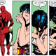 The start of a bitter reunion for Matt Murdock and Heather Glenn.